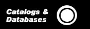 catalogues and databases